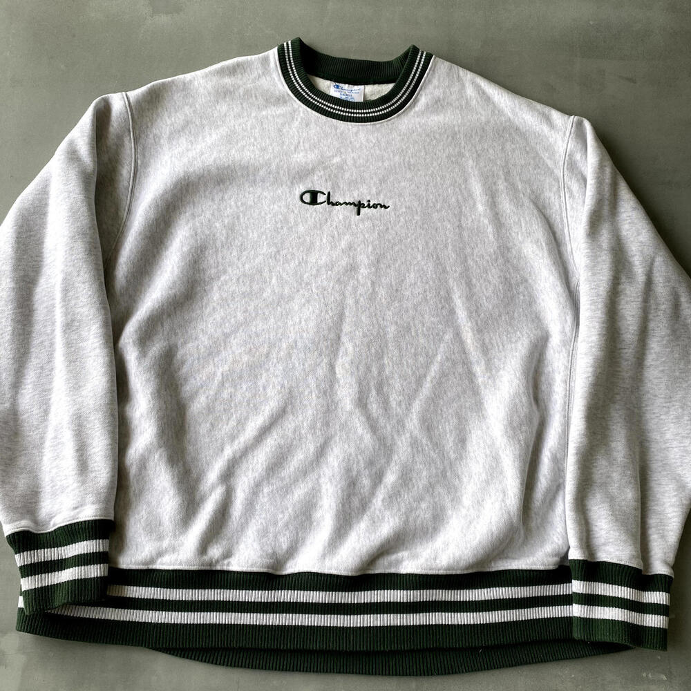Champion Sweatshirt Mens‎ Small Oversized Baggy Relaxed Retro Logo Pullover Crew